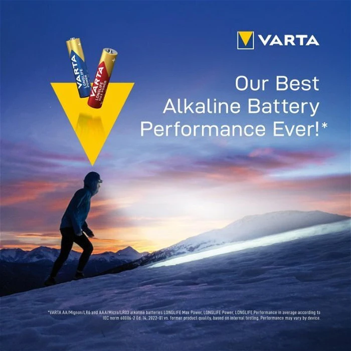 Batteries Varta Alkaline AAA Longlife Max Power B5+3