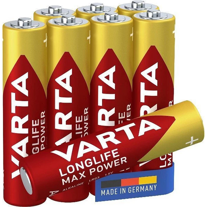 Batteries Varta Alkaline AAA Longlife Max Power B5+3