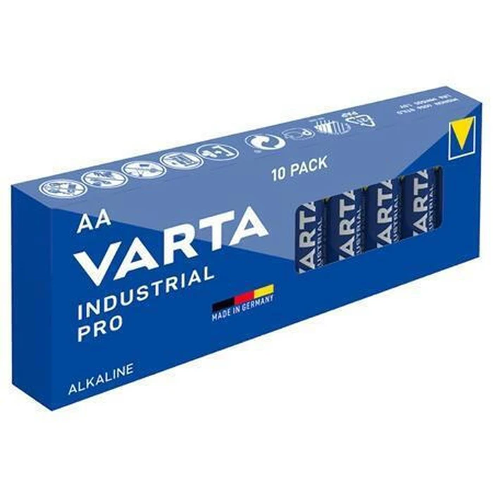 Varta Industrial Pro Alkaline Batteries AA 1.5V 10 pcs