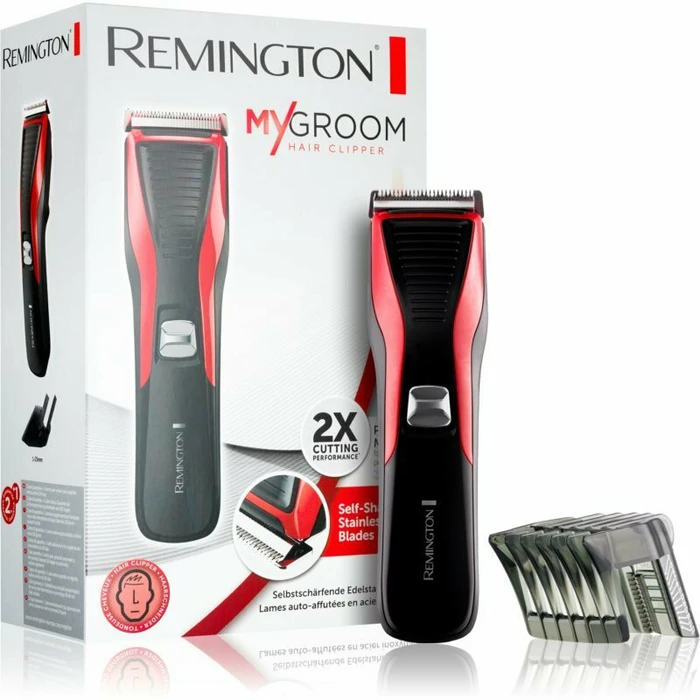 REMINGTON MyGroom Hair Clipper HC5100 Black/Red