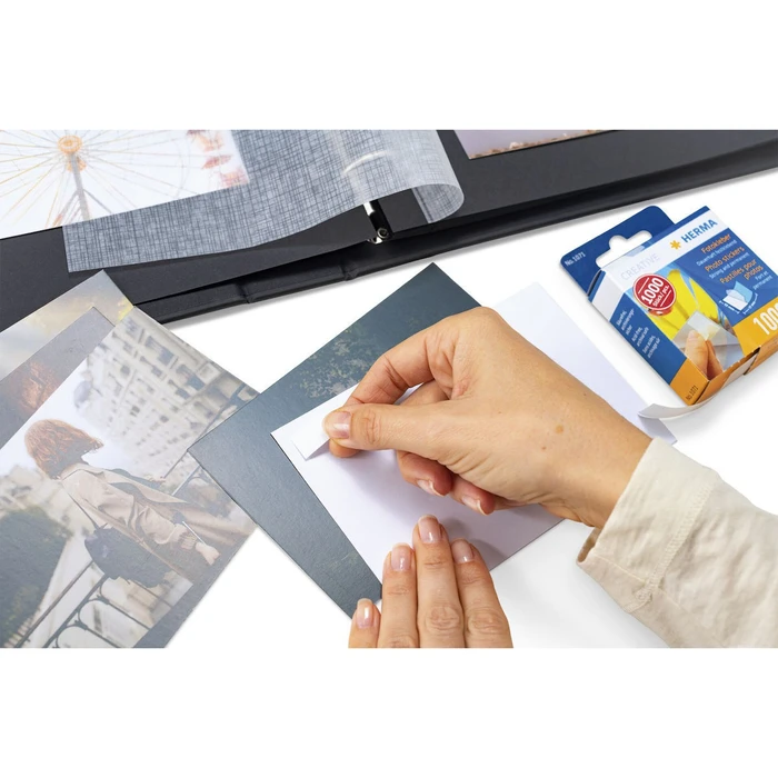 Αρχειοθέτηση φωτογραφιών Herma Photo Stickers 1000 τεμ. 1071 διπλής όψης αυτοκόλλητα για φωτογραφίες 12 x 17 mm