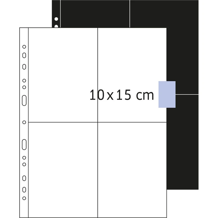 HERMA Photo Sleeves 100 x 150 mm (portrait) White - 250 pieces