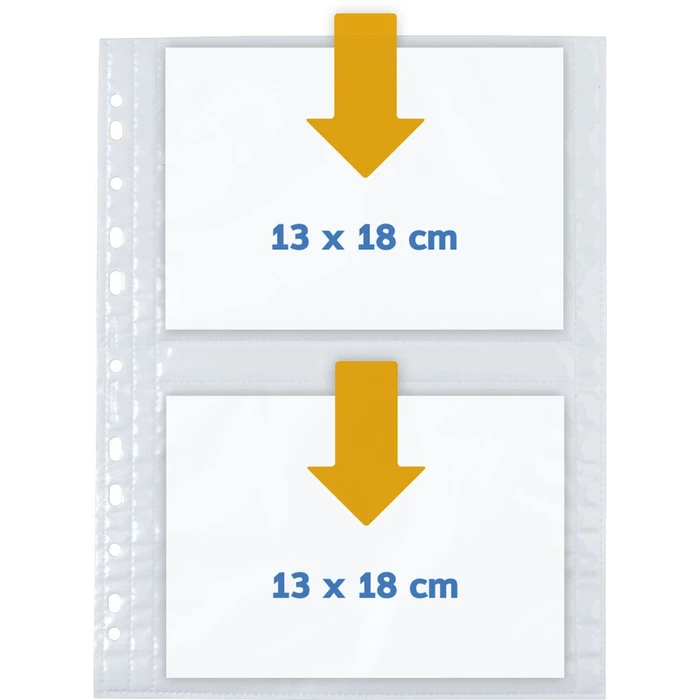 Αρχειοθέτηση φωτογραφιών Herma Fotophan θήκες φωτογραφιών 13x18 cm λευκές 10 φύλλα 7587