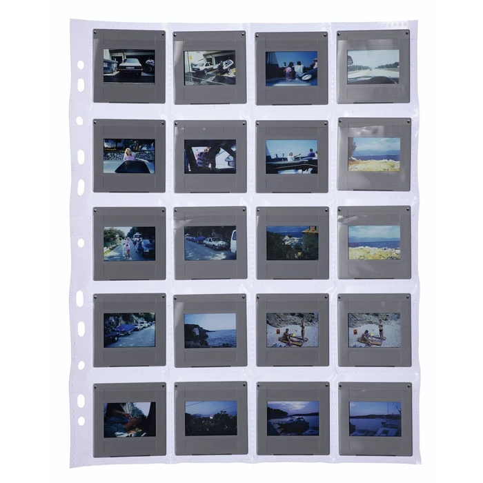 Αρχειοθέτηση slides Herma θήκες slides 5x5 cm clear/matt 10 φύλλα 7698