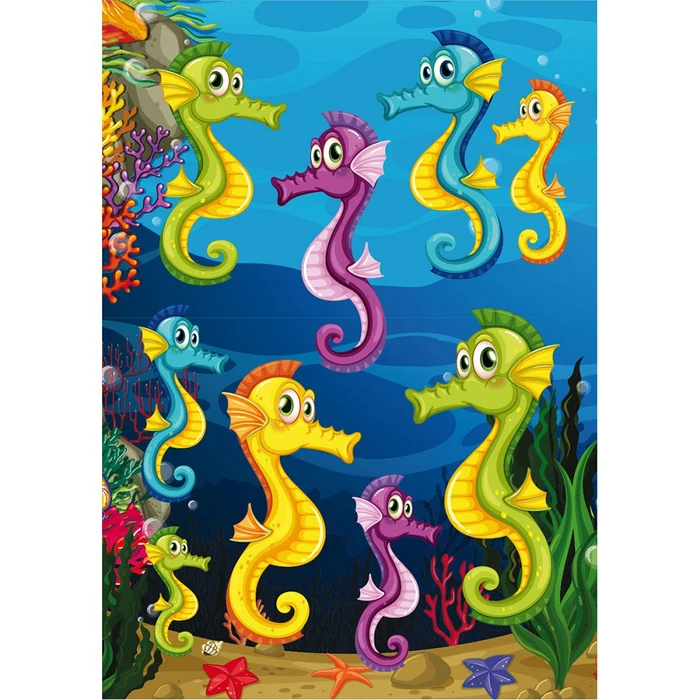 HERMA Sticker MAGIC Seahorse Neon