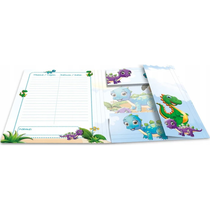 HERMA Sammelmappe A4 Dinos Cardboard Folder