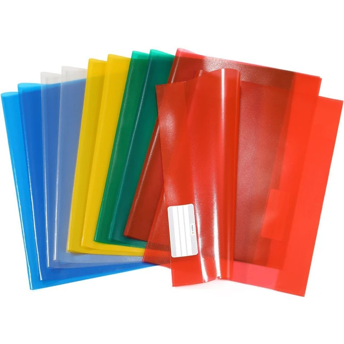 HERMA Heftschoner A4 Protective Covers, 10-piece set, transparent (5 colours)