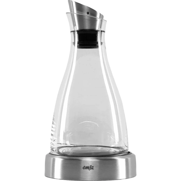 Emsa Flow Glass Serving Carafe 1.0 L (1000 ml) Silver