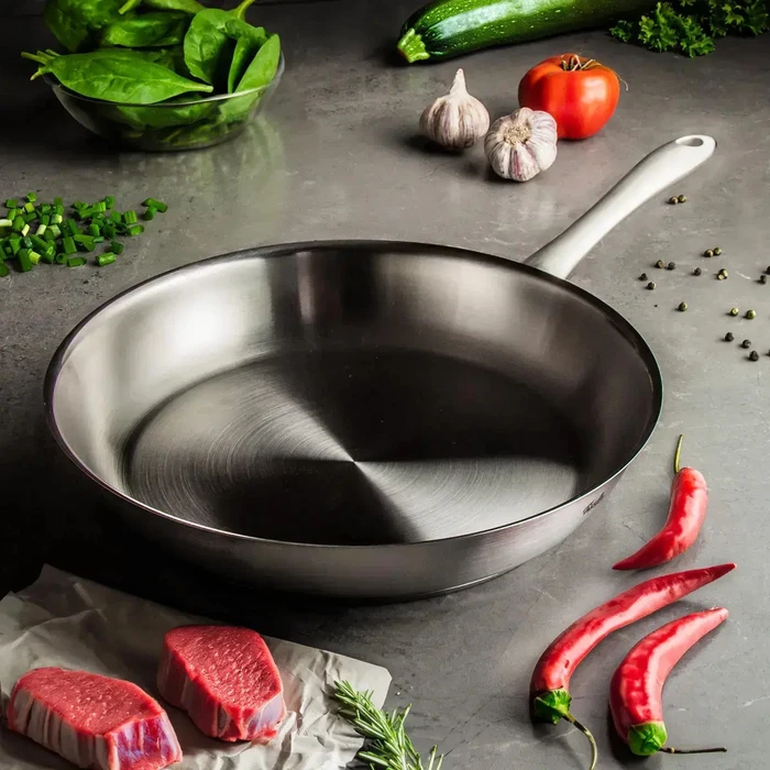 Fissler Frying Pan Silver Stainless Steel