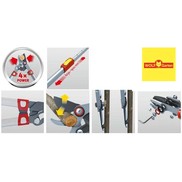 Wolf Garten Power Cut RS 900T Ψαλίδι Κλάδου 90cm για Κλαδιά έως 50mm