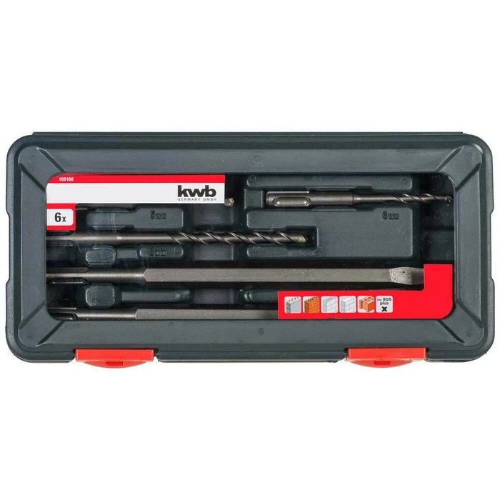 Einhell Σετ 6 τρυπάνια SDS Plus για δομικά υλικά (49109166)