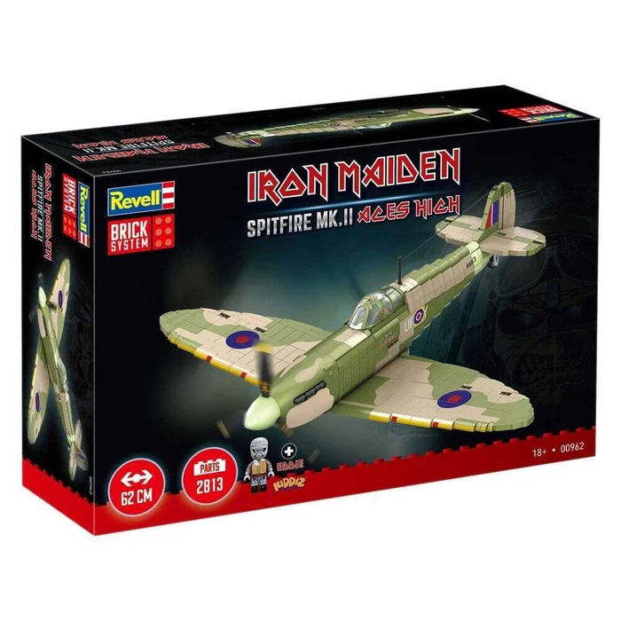 Revell Brick System Iron Maiden Spitfire Mk.II 'Aces High' Brick Construction Kit - 58 cm