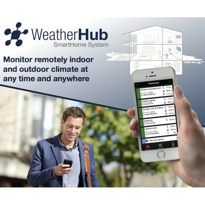 Καιρός & περιβάλλον - οικιακός αυτοματισμός TFA Dostmann WeatherHub OBSERVER 31.4012 Starter Set με Thermo-Hygro Sender