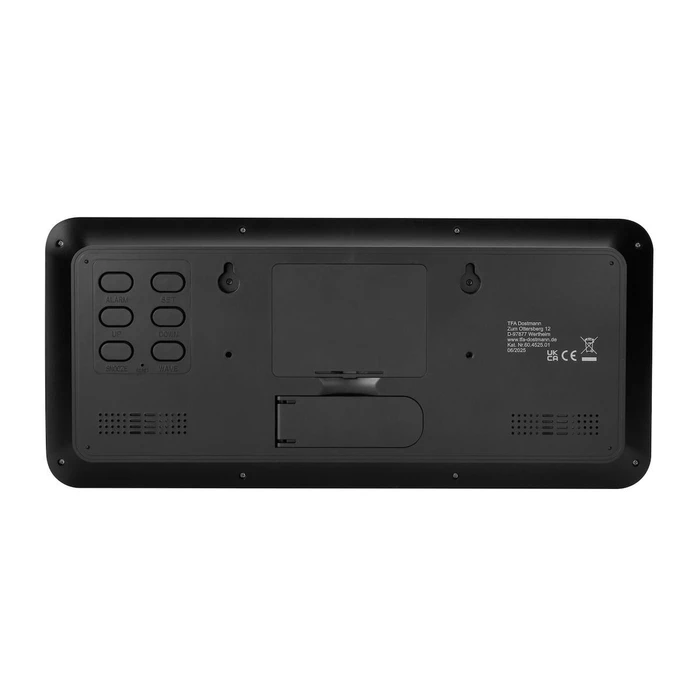 Ρολόγια & ξυπνητήρια TFA 60.4525.01 ψηφιακό ραδιορολόι με έλεγχο κλίματος χώρου