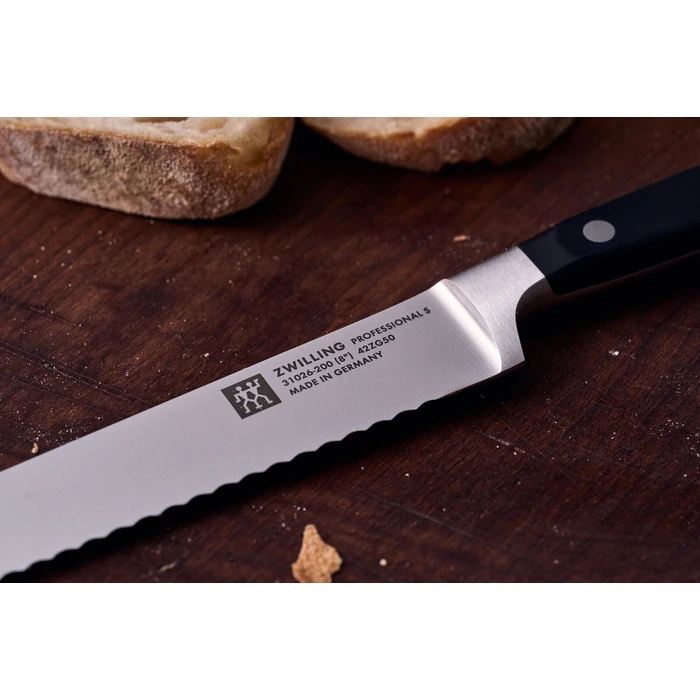 Zwilling Professional S Bread Knife 20 cm, Black