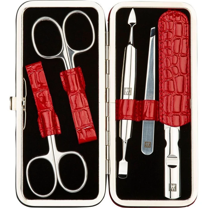 Zwilling Σετ Μανικιούρ & Πεντικιούρ 5 τεμαχίων με ψαλίδι νυχιών, δερμάτινη θήκη