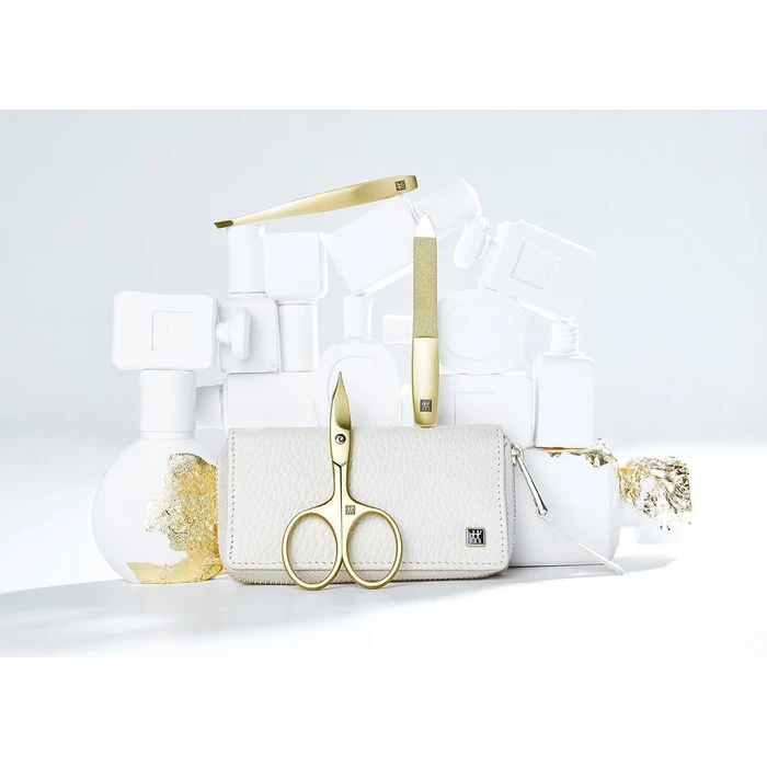 Καλλυντικά προϊόντα Zwilling σετ μανικιούρ/πεντικιούρ 3 τεμ. με ψαλιδάκι νυχιών, δερμάτινη θήκη