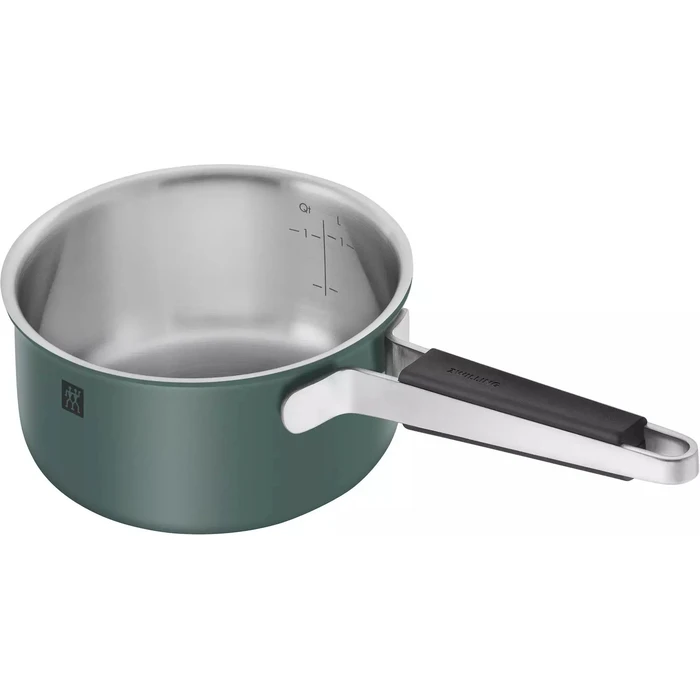 Zwilling Pure 5-piece Cookware Set 18/10 Stainless Steel, green