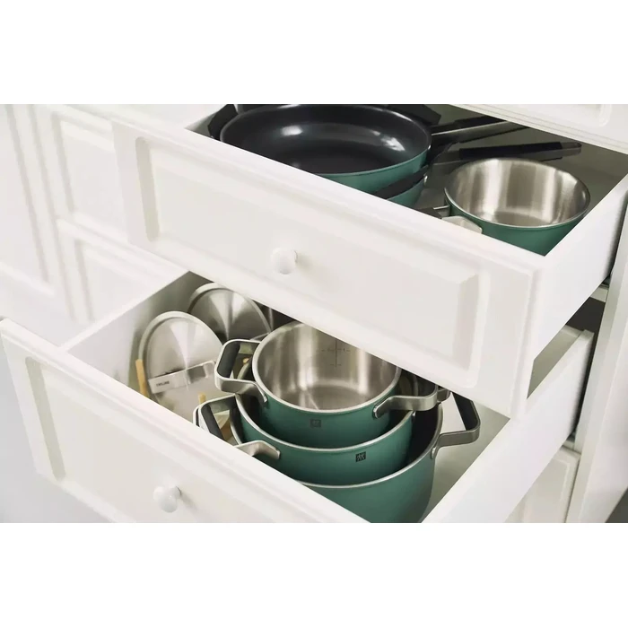 Zwilling Pure 5-piece Cookware Set 18/10 Stainless Steel, green