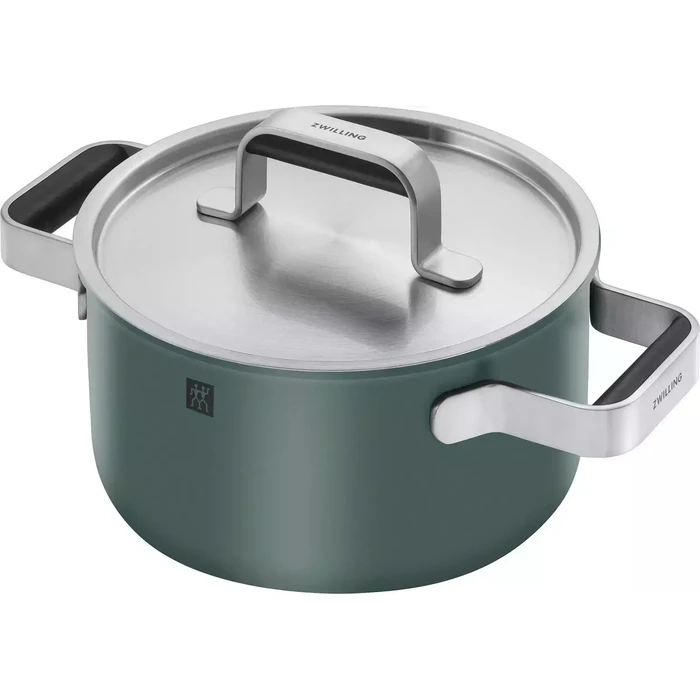 Zwilling Pure 5-piece Cookware Set 18/10 Stainless Steel, green