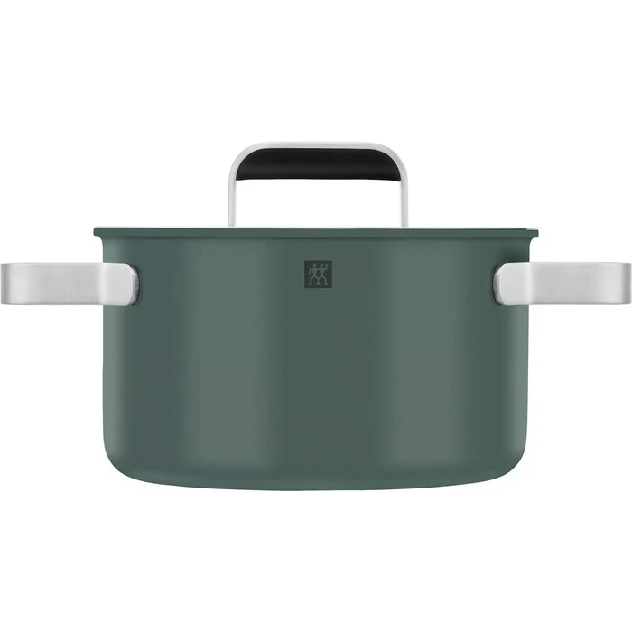 Zwilling Pure 5-piece Cookware Set 18/10 Stainless Steel, green
