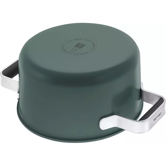 Zwilling Pure 5-piece Cookware Set 18/10 Stainless Steel, green