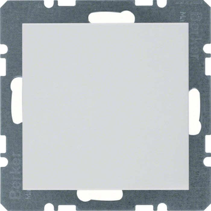 Berker Τυφλό Κάλυμμα Διακόπτη 1 Module Λευκό (10098989) - BERKER
