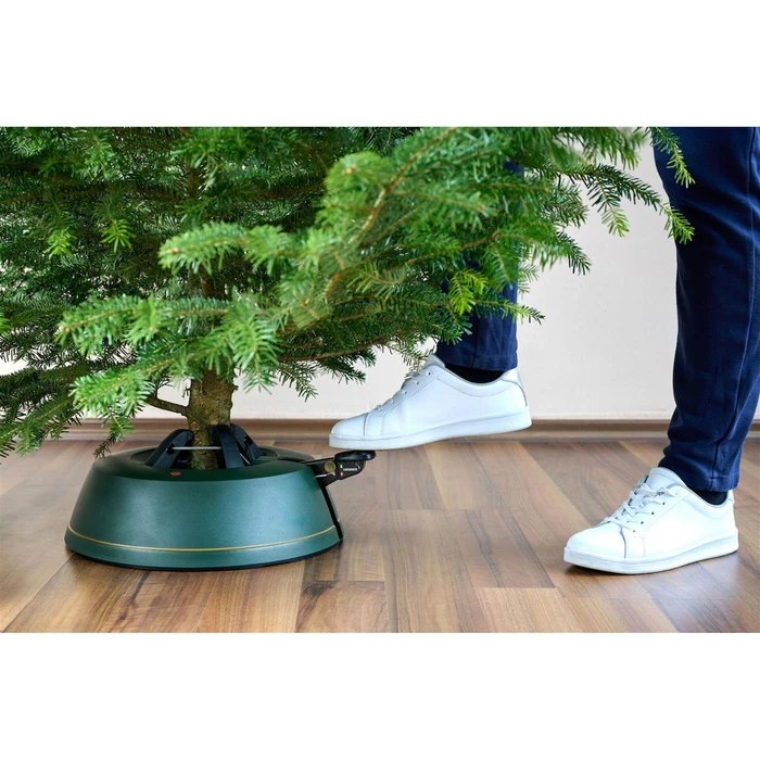 Krinner Comfort Grip+ M Christmas Tree Stand — up to 2.5 m / 12 cm trunk / 3.5 L reservoir