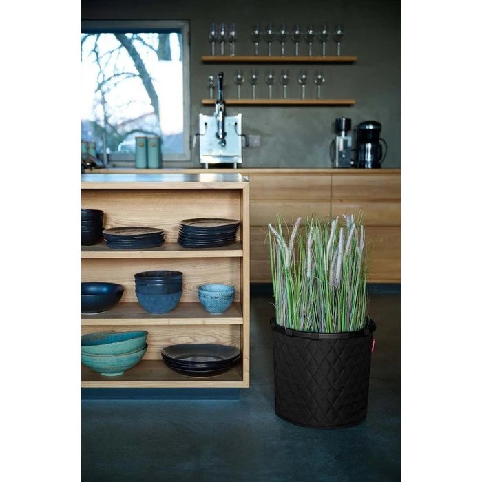 Αξεσουάρ για πλύσιμο, στέγνωμα & σιδέρωμα Reisenthel Homebasket M frame rhombus black καλάθι απλύτων 30L 40 x 37 x 40 cm