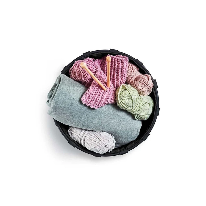 Αξεσουάρ για πλύσιμο, στέγνωμα & σιδέρωμα Reisenthel Homebasket L frame rhombus black καλάθι αποθήκευσης 50L