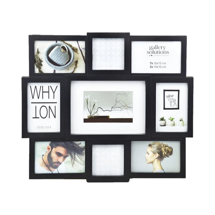 Nielsen Κορνίζες γκαλερί Why Not Collage black Resin 8999334