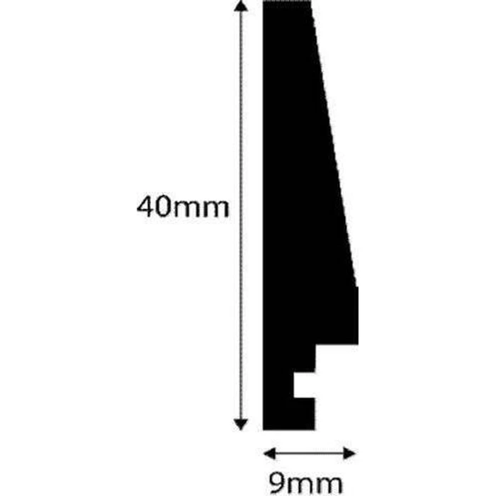 Κορνίζα τοίχου Nielsen Accent Linus 13x18 MDF/Wood λευκή