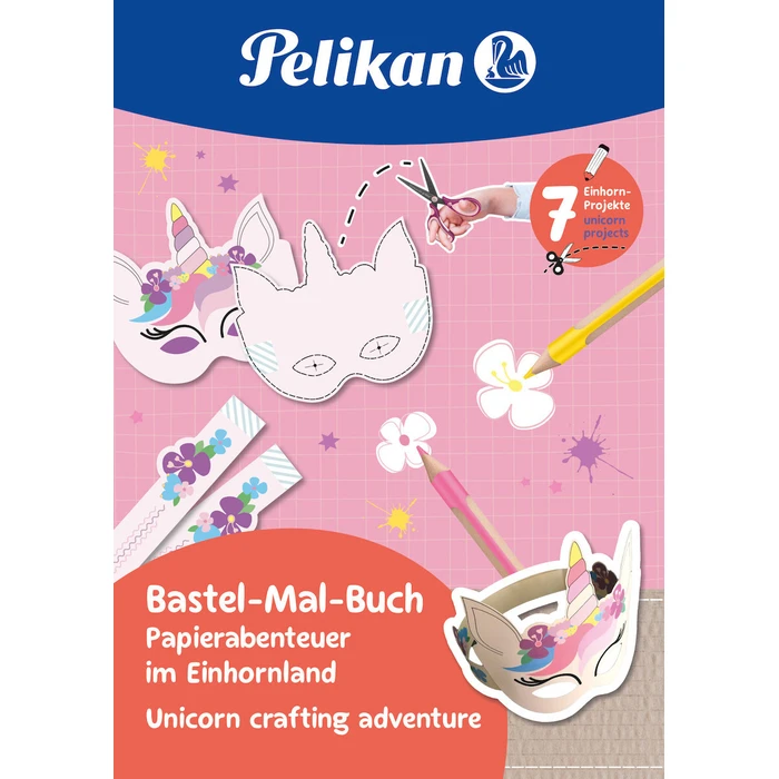 Pelikan Verbastelbuch VBB Einhornland - Βιβλίο χειροτεχνίας Unicorn για παιδιά (4-7 ετών)