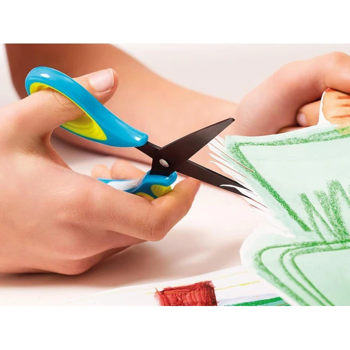 Pelikan Griffix σχολική ψαλίδα δεξιόχειρας Neon Black 14,5 cm