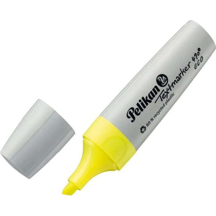Pelikan Textmarker 490 eco Neon Yellow - 1 Piece (Blister)