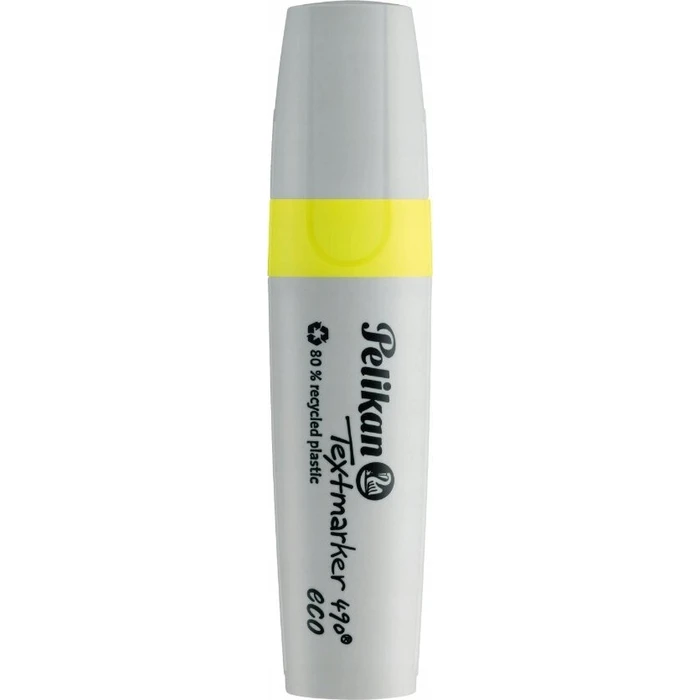 Pelikan Textmarker 490 eco Neon Yellow - 1 Piece (Blister)