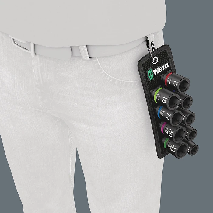 WERA Πρίζες & καστάνιες - WERA Belt C Impaktor 1 socket set