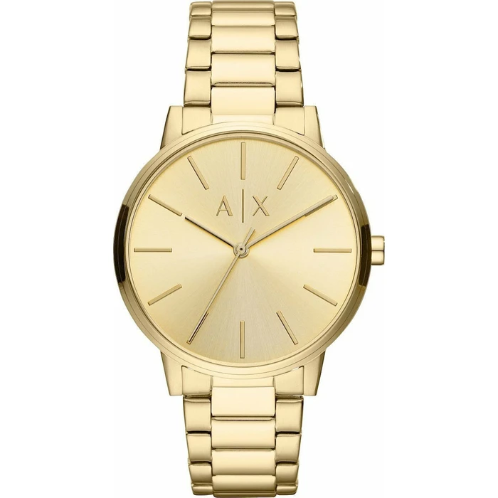 Armani Exchange Cayde Ανδρικό Ρολόι 42mm Μπαταρίας με Χρυσό Μεταλλικό Μπρασελέ AX2707