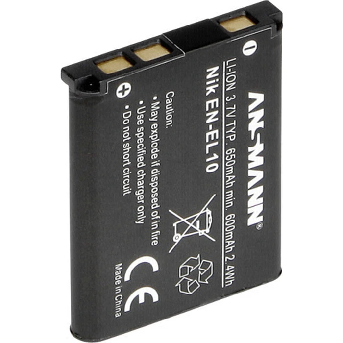 Επαναφορτιζόμενες μπαταρίες για φωτογραφία/βίντεο Ansmann A-Nik EN-EL10