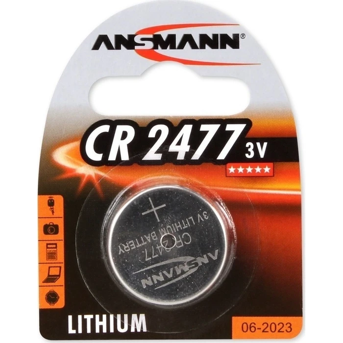 Ansmann Μπαταρία Λιθίου Ρολογιών CR2477 3V 1τμχ