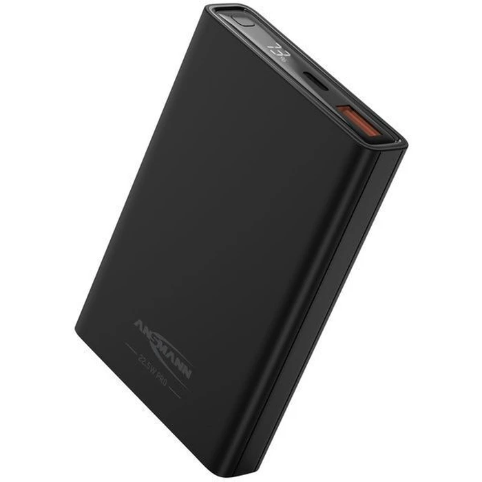 Ansmann PB222 Power Bank 10000mAh με 2 Θύρες USB-A και Θύρα USB-C Power Delivery / Quick Charge 3.0 Μαύρο
