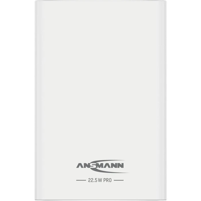 Ansmann Power Bank 10000mAh with USB-A and USB-C (Power Delivery) White