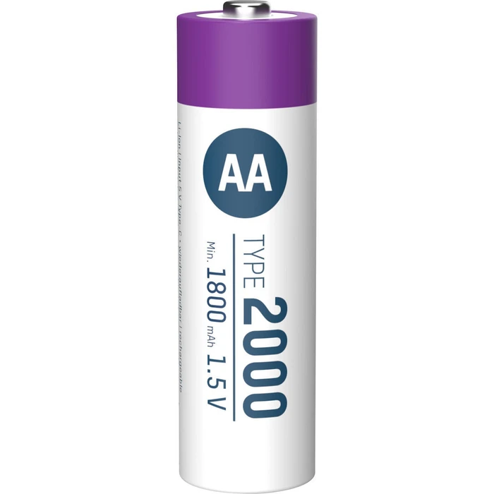 Μπαταρίες Rechargeable batteries -universal- Ansmann Li-Ion AA 1.5V 1800mAh με καλώδιο USB-C, 4 τεμ.