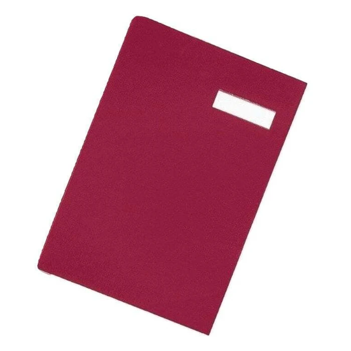 PAGNA Signature Folder with Fabric Cover, 20 Pockets, Red (A4)