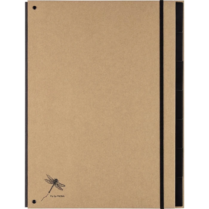 PAGNA Desk File / Pultordner, 7 Compartments (Pur natur), A4