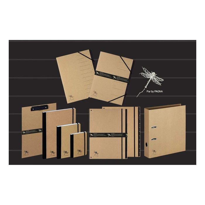 PAGNA Desk File / Pultordner, 7 Compartments (Pur natur), A4