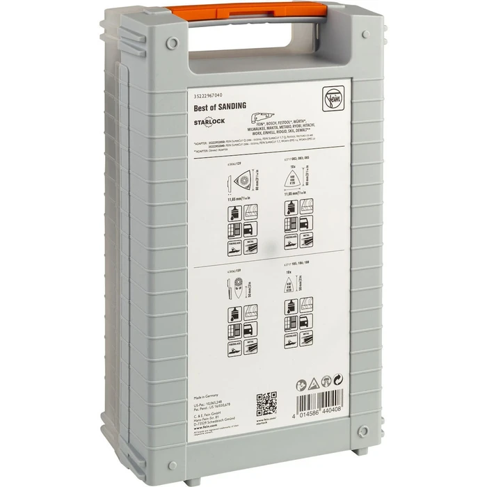 Fein Best of Starlock Sanding Σετ Αξεσουάρ Τριβής για Πολυεργαλεία, 63 τεμαχίων