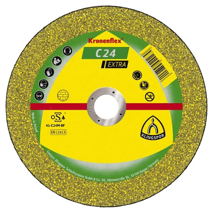 Klingspor Δίσκος Κοπής Δομικών Υλικών 125mm (Μοντέλο 242144)