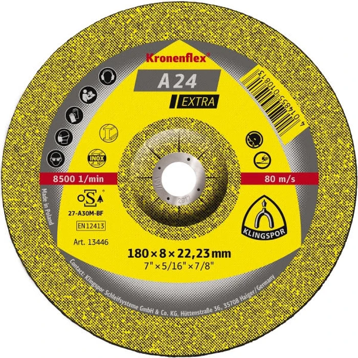 Klingspor Δίσκος Λείανσης Μετάλλου 115mm (246682)