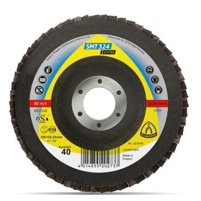 Klingspor SMT 324 Δίσκος Λείανσης Μετάλλων 125mm Grit 60 - K321512